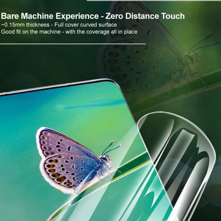 2片IMAK 0.15mm曲面全屏保護水凝膜前保護貼，適用於iPhone 12 Pro Max