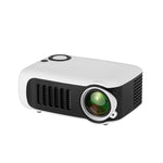 TRANSJEE A2000 320x240P 1000 ANSI 流明迷你家庭影院高清數位投影機，插頭類型：澳規插頭，插頭類型：澳規插頭（白色）
