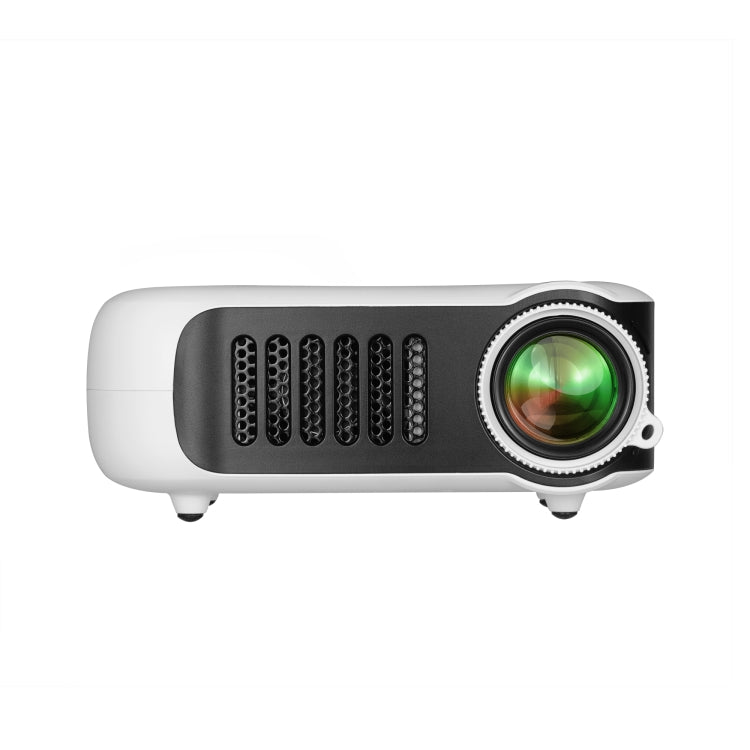 TRANSJEE A2000 320x240P 1000 ANSI 流明迷你家庭影院高清數位投影機，插頭類型：美規插頭，插頭類型：美規插頭（白色）