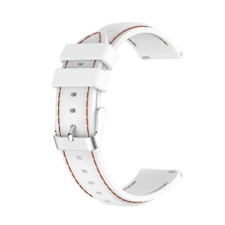 適用於 Samsung Galaxy Watch 3 41mm / Active2 / Active / Gear Sport 20mm 矽膠替換錶帶，適用於 Samsung Galaxy Watch 3 41mm