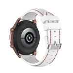 適用於 Samsung Galaxy Watch 3 41mm / Active2 / Active / Gear Sport 20mm 矽膠替換錶帶，適用於 Samsung Galaxy Watch 3 41mm
