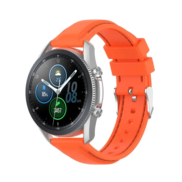 適用於 Samsung Galaxy Watch 3 41mm / Active2 / Active / Gear Sport 20mm 矽膠替換錶帶，適用於 Samsung Galaxy Watch 3 41mm