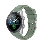 適用於 Samsung Galaxy Watch 3 41mm / Active2 / Active / Gear Sport 20mm 矽膠替換錶帶，適用於 Samsung Galaxy Watch 3 41mm