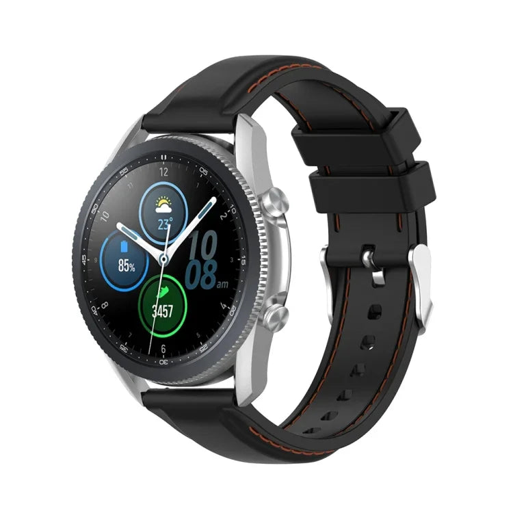 適用於 Samsung Galaxy Watch 3 41mm / Active2 / Active / Gear Sport 20mm 矽膠替換錶帶，適用於 Samsung Galaxy Watch 3 41mm