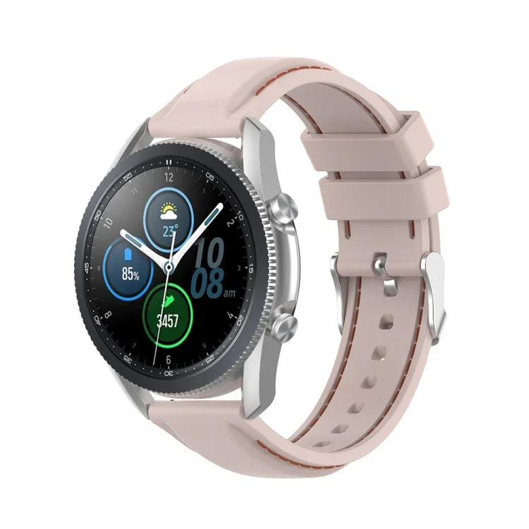 適用於 Samsung Galaxy Watch 3 41mm / Active2 / Active / Gear Sport 20mm 矽膠替換錶帶，適用於 Samsung Galaxy Watch 3 41mm