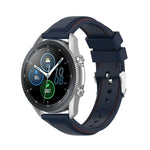適用於 Samsung Galaxy Watch 3 41mm / Active2 / Active / Gear Sport 20mm 矽膠替換錶帶，適用於 Samsung Galaxy Watch 3 41mm