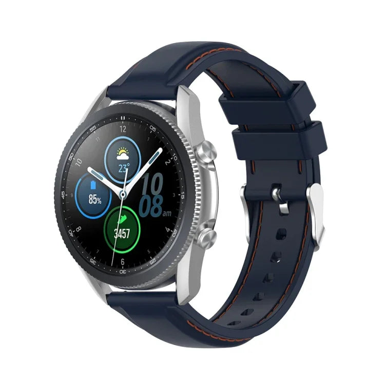 適用於 Samsung Galaxy Watch 3 41mm / Active2 / Active / Gear Sport 20mm 矽膠替換錶帶，適用於 Samsung Galaxy Watch 3 41mm
