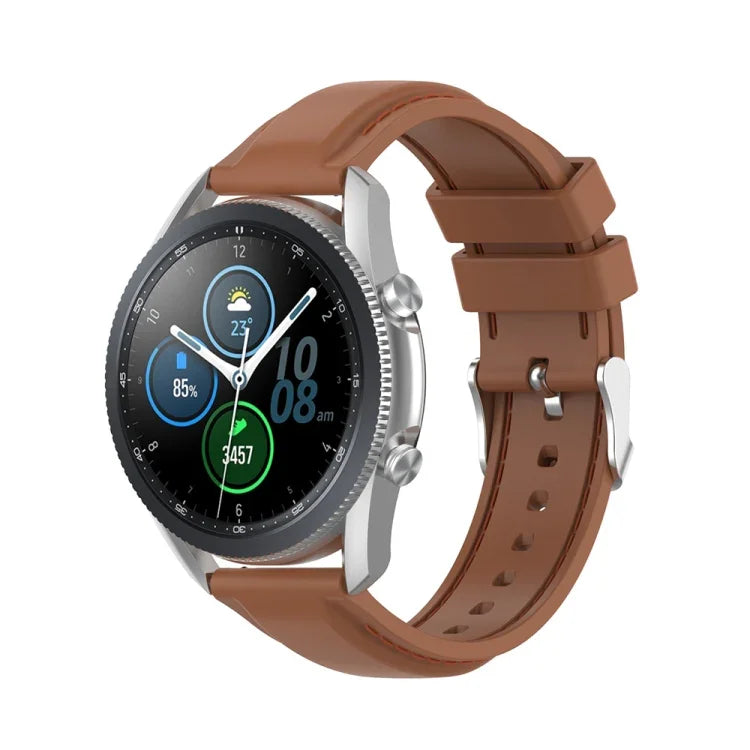 適用於 Samsung Galaxy Watch 3 41mm / Active2 / Active / Gear Sport 20mm 矽膠替換錶帶，適用於 Samsung Galaxy Watch 3 41mm