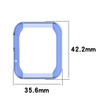 For Xiaomi Watch Color Sport Half Coverage Hollowed TPU Protective Case, For Xiaomi Mi Watch Lite