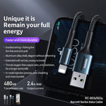 Remax 2.4A Barrett 系列充電數據線，長度：1m，Type-C