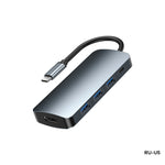 Remax RU-U5 5合1多功能Type-C / USB-C集線器擴展塢，5合1