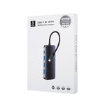 Remax RU-U5 5合1多功能Type-C / USB-C集線器擴展塢，5合1
