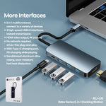 Remax RU-U5 5合1多功能Type-C / USB-C集線器擴展塢，5合1
