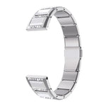 Stainless Steel Diamond Encrusted Replacement Watchbands, For Samsung Galaxy Watch 42mm, For Samsung Galaxy Watch 46mm, For Samsung Galaxy Watch 3 45mm, For Samsung Galaxy Watch Active2 44mm / Watch Active2 40mm / Watch Active                          ...