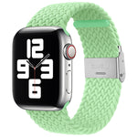Braided + Stainless Steel Replacement Watchbands For Apple Watch Series 6 & SE & 5 & 4 40mm / 3 & 2 & 1 38mm, For Apple Watch Series 7 41mm / 6 & SE & 5 & 4 40mm, For Apple Watch Series 8&7 41mm / SE 2&6&SE&5&4 40mm / 3&2&1 38mm                        ...