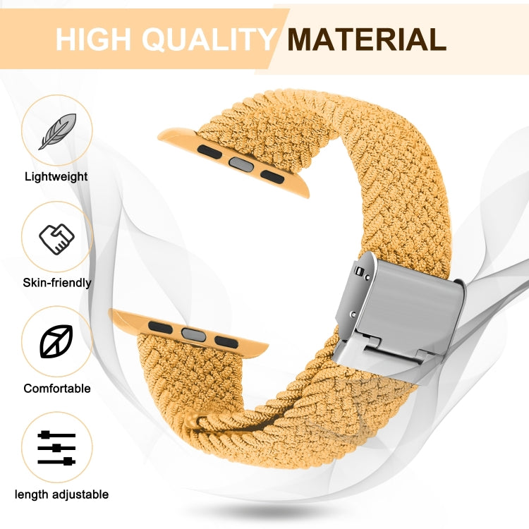 Braided + Stainless Steel Replacement Watchbands For Apple Watch Series 6 & SE & 5 & 4 40mm / 3 & 2 & 1 38mm, For Apple Watch Series 7 41mm / 6 & SE & 5 & 4 40mm, For Apple Watch Series 8&7 41mm / SE 2&6&SE&5&4 40mm / 3&2&1 38mm                        ...
