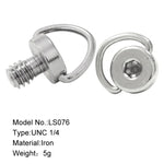 BEXIN LS076 2入 快拆板螺絲 1/4 吋 -20 轉接安裝螺絲，LS076