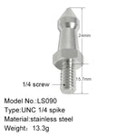 BEXIN LS090 2入 不鏽鋼 1/4 吋腳螺絲，適用單眼相機三腳架，LS090