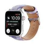 大理石民族風印花皮革錶帶，適用於 Apple Watch Series 6 & SE &、5 & 4 44mm / 3 & 2 & 1 42mm，5 & 4 40mm / 3 & 2 & 1 38mm