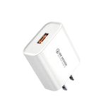 WK WP-U57 Max 18W 極速QC3.0快充 + USB轉Micro USB數據線，美規插頭，歐規插頭