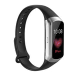 適用於 Samsung Galaxy Fit SM-R370 矽膠光面指甲按鈕替換錶帶