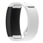 適用於 Samsung Gear Fit2 Pro 矽膠替換錶帶，S，L