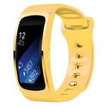 適用於 Samsung Gear Fit2 Pro 矽膠替換錶帶，S，L