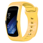適用於 Samsung Gear Fit2 Pro 矽膠替換錶帶，S，L