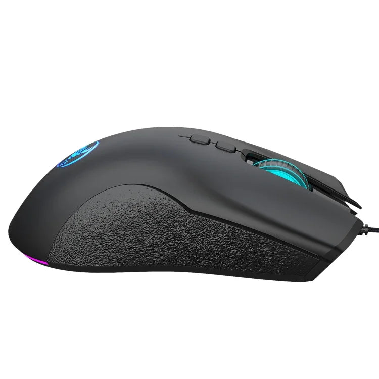 HXSJ A883 7 鍵 6400DPI RGB 燈光機械遊戲有線滑鼠