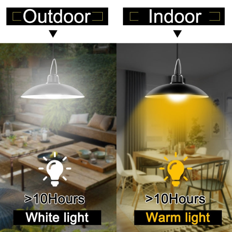 2 合 1 太陽能燈 景觀庭院走廊照明 32-LED 復古吊燈，白光，暖光