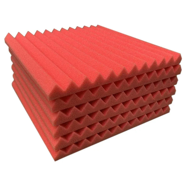 30x30x2.5cm三角槽風格錄音室鼓組錄影室隔音板消音棉，6個，10個，12個，20個，24個