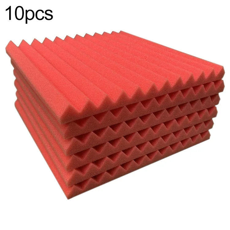 30x30x2.5cm三角槽風格錄音室鼓組錄影室隔音板消音棉，6個，10個，12個，20個，24個