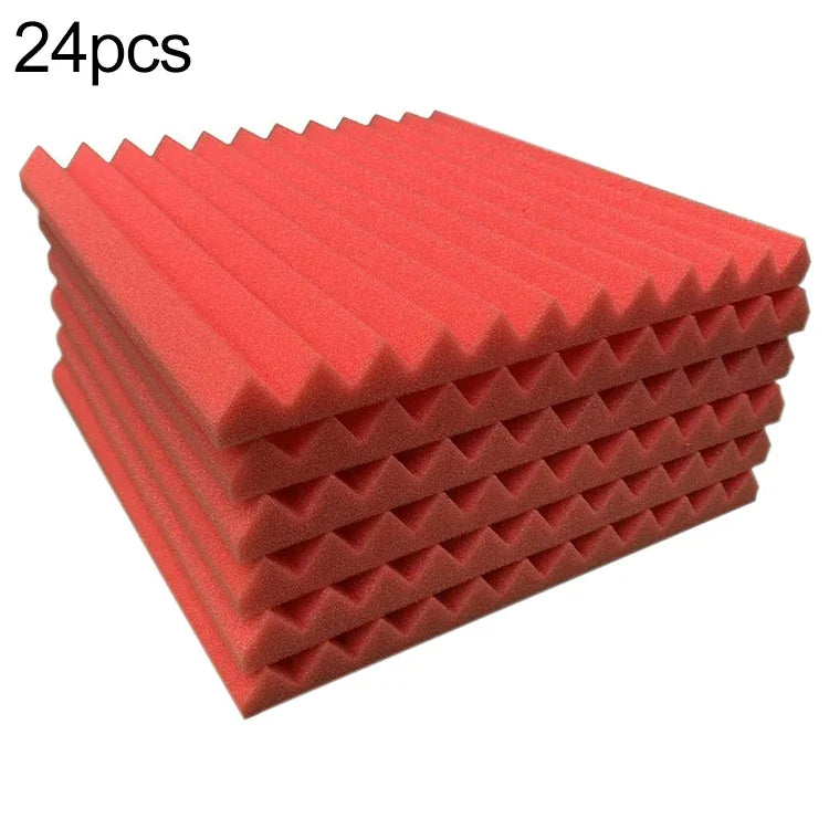 30x30x2.5cm三角槽風格錄音室鼓組錄影室隔音板消音棉，6個，10個，12個，20個，24個