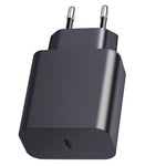 XY PD 25W USB-C / Type-C 單埠旅行充電器，適用三星裝置快速充電，歐規插頭