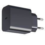 XY PD 25W USB-C / Type-C 單埠旅行充電器，適用三星裝置快速充電，歐規插頭