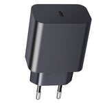 XY PD 25W USB-C / Type-C 單埠旅行充電器，適用三星裝置快速充電，歐規插頭