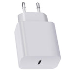 XY PD 25W USB-C / Type-C 單埠旅行充電器，適用三星裝置快速充電，歐規插頭