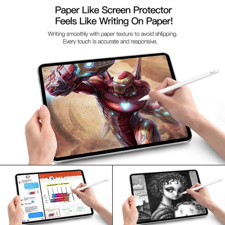 霧面紙感螢幕保護貼，適用於iPad Air（2019）/ Pro 10.5（2017）（1片）、iPad mini 3 / 2 / 1（1片）、iPad mini 5 / 4（1片）、iPad Pro 12.9吋（2015）（1片）、iPad Pro 12.9吋 2021 / 2020（1片）