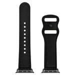 雙孔皮革錶帶，適用於 Apple Watch Series 6 & SE &、5 & 4 44mm / 3 & 2 & 1 42mm，5 & 4 40mm / 3 & 2 & 1 38mm