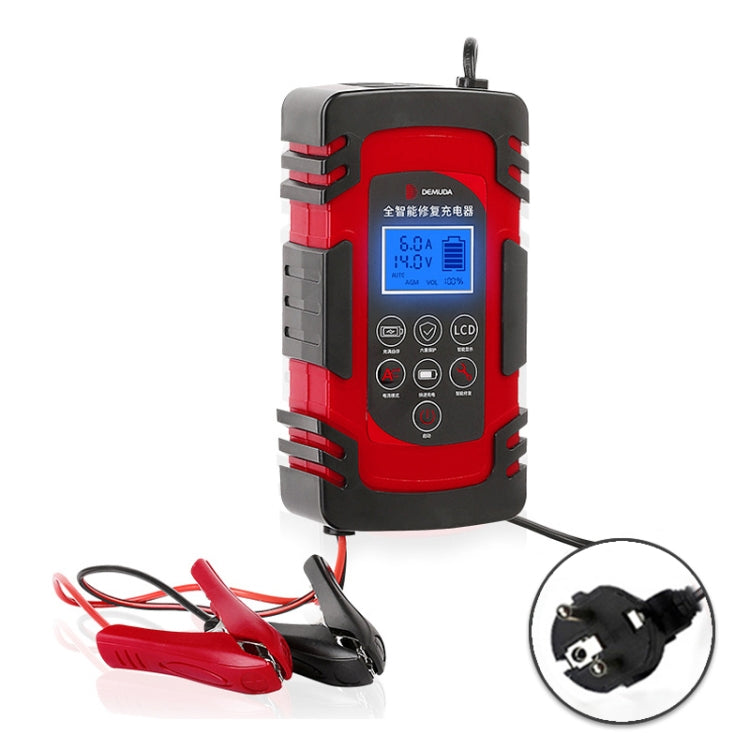 DEMUDA DC-80 Car Battery Charger 12V/24V Intelligent Pulse Repair Type Lead-acid Battery, AU Plug, US Plug, EU Plug, JP Plug, UK Plug