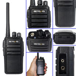 1 對 RETEVIS RT21 2.5W 美國頻率 400-480MHz 16頻道 手持對講機，美國插頭，RT21 美國插頭