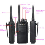 1 對 RETEVIS RT21 2.5W 美國頻率 400-480MHz 16頻道 手持對講機，美國插頭，RT21 美國插頭
