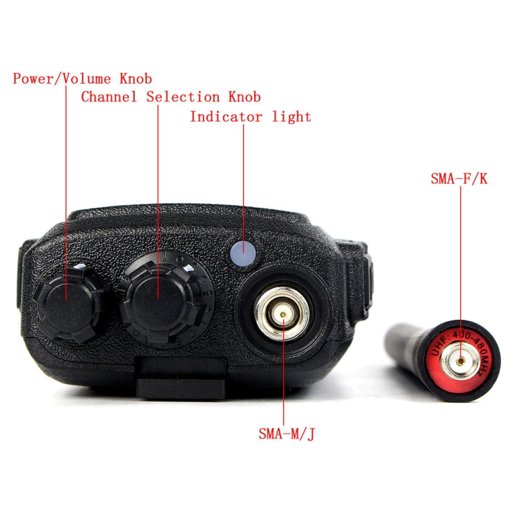 1 對 RETEVIS RT21 2.5W 美國頻率 400-480MHz 16頻道 手持對講機，美國插頭，RT21 美國插頭