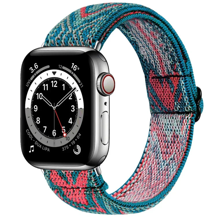 彈性錶帶，適用於 Apple Watch Series 7 45mm / 6 & SE & 5 & 4 44mm / 3 & 2 & 1 42mm，Apple Watch Series 7 41mm / 6 & SE & 5 & 4 40mm / 3 & 2 & 1 38mm，Apple Watch Series 7 45mm / 6 & SE & 5 & 4 44mm / 3 & 2 & 1 42mm