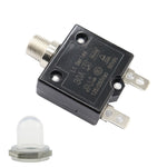L2 Series 50V Car Overload Protector Manual Reset DC Circuit Breaker with Waterproof Cover, 5A, 10A, 15A, 20A, 30A