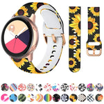 矽膠印刷替換錶帶 適用三星Galaxy Watch 42mm，適用三星Galaxy Watch 46mm
