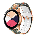 矽膠印刷替換錶帶 適用三星Galaxy Watch 42mm，適用三星Galaxy Watch 46mm