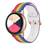 矽膠印刷替換錶帶 適用三星Galaxy Watch 42mm，適用三星Galaxy Watch 46mm