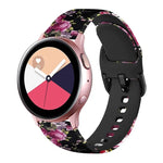 矽膠印刷替換錶帶 適用三星Galaxy Watch 42mm，適用三星Galaxy Watch 46mm