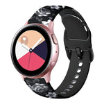 矽膠印刷替換錶帶 適用三星Galaxy Watch 42mm，適用三星Galaxy Watch 46mm